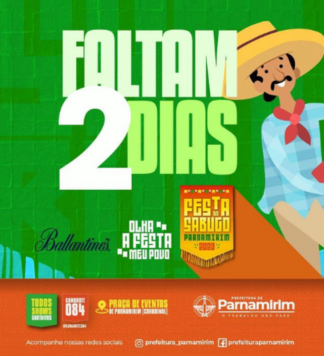 Festa do Sabugo 2023 começa neste domingo (20) com show de Gustavo Lima e outros