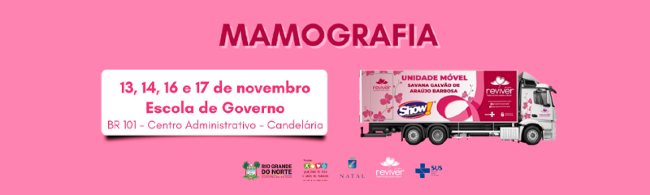 Centro Administrativo do Estado receberá mutirão de mamografias de 13 a 17 de novembro 