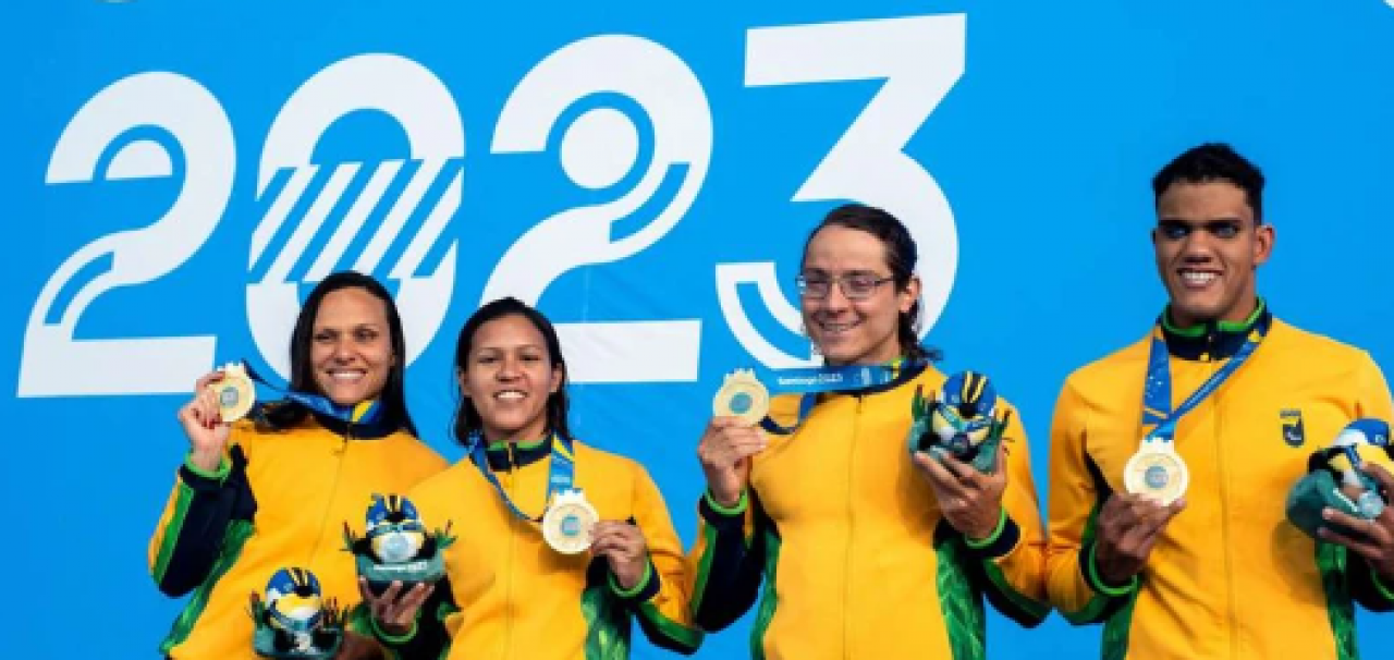 Com melhor resultado na história, Brasil encerra jogos Parapan-Americanos de Santiago com 343 medalhas