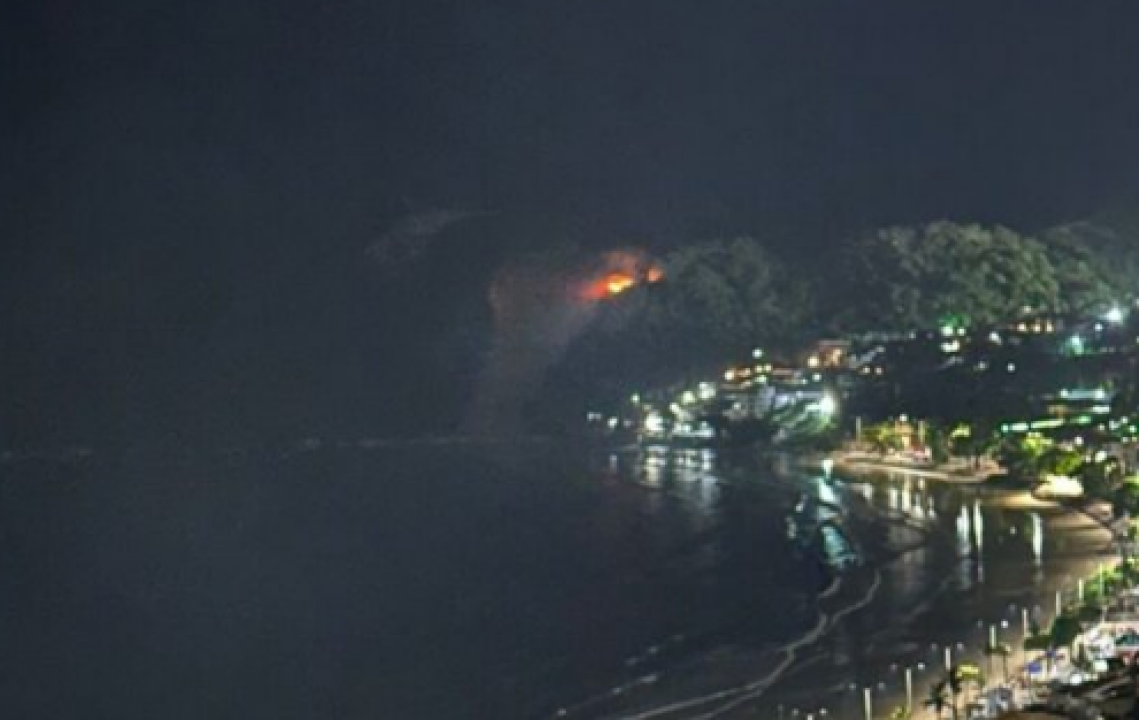 Morro do Careca tem foco de incêndio e Bombeiros são acionados