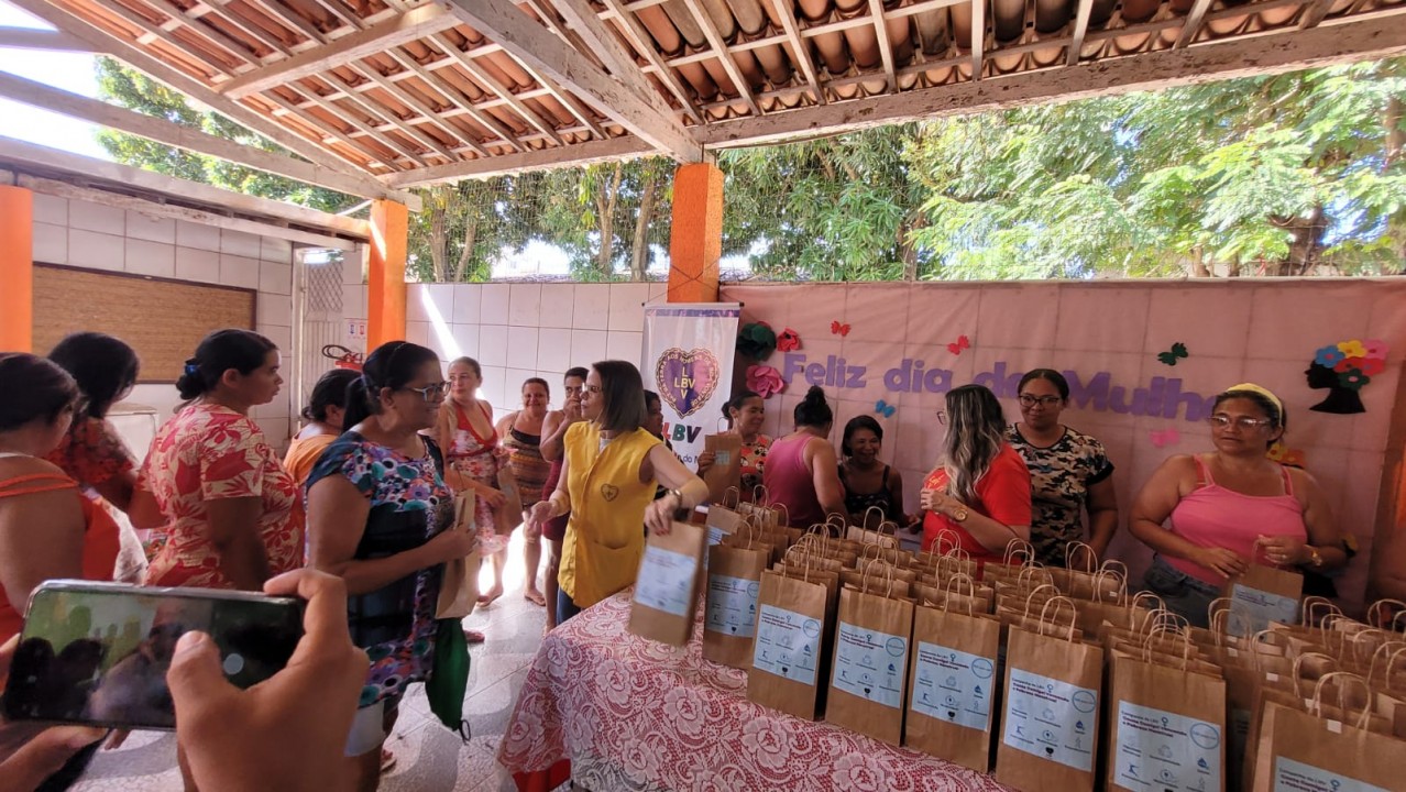 LBV intensifica ação humanitária em prol da igualdade de gênero e oferta itens de higiene íntima para pessoas em situação de pobreza