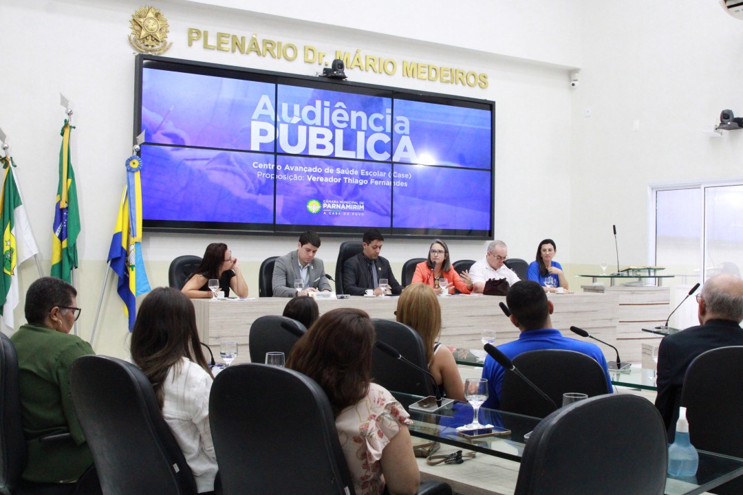 Centro Avançado de Saúde Escolar é debatido em audiência pública em Parnamirim 