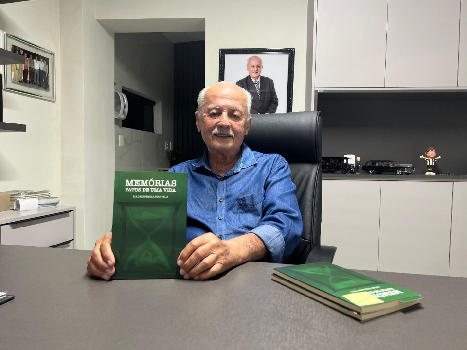 Empresário Magno Vila lança livro de memórias com renda revertida ao Varela Santiago