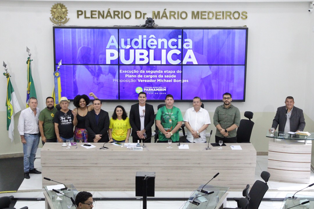 Em audiência pública, Câmara de Parnamirim debate Execução do Plano de Cargos 