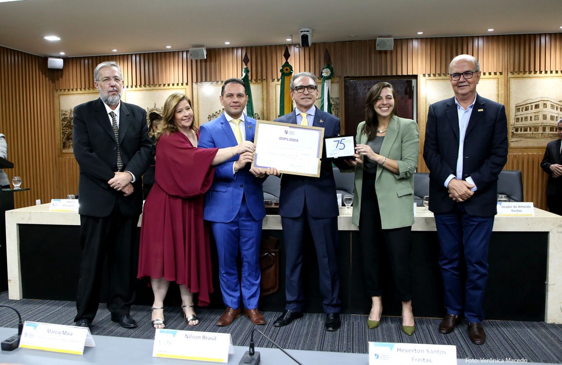 Câmara Municipal de Natal homenageia 75 anos da Fecomercio RN