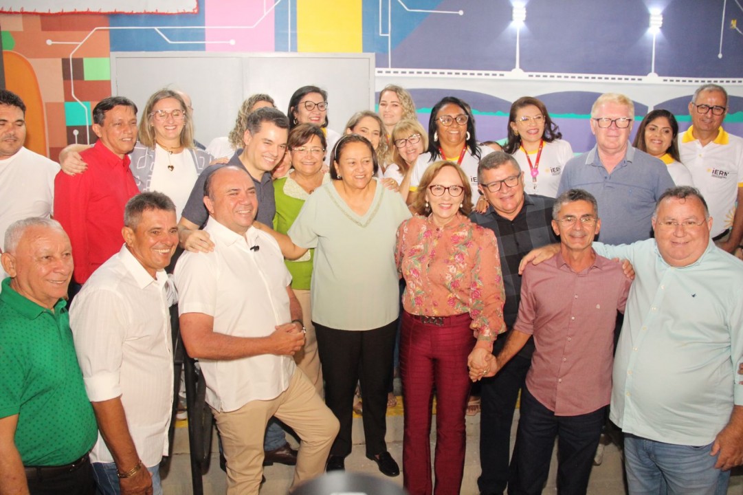 Em Jardim de Piranhas, Zenaide participa de inauguração do IERN junto com a governadora Fátima Bezerra