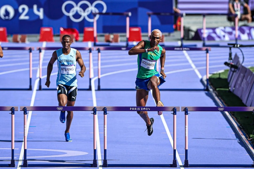 Alison dos Santos e Matheus Lima vão à semi dos 400m com barreiras