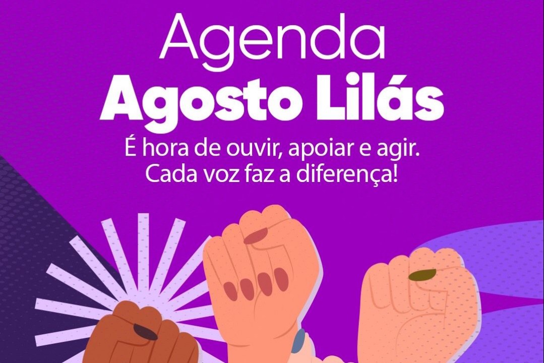 Agosto Lilás: Semjidh lança programação para o enfrentamento a violência contra a mulher 