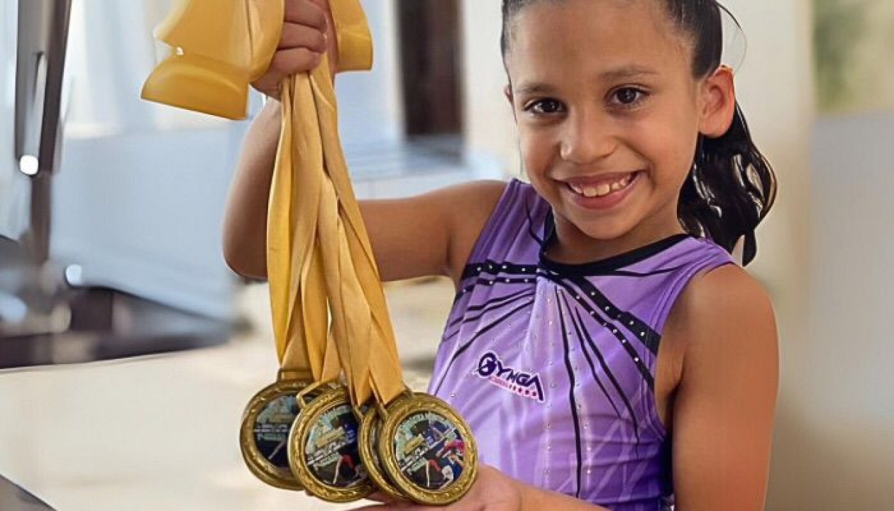 Promessa potiguar da Ginástica Artística, Cecília Sena Barros, busca apoio para Campeonato Nacional