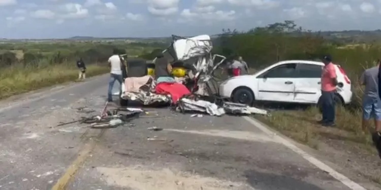 Acidente na BR-406 entre Taipu e Ceará-Mirim deixa um morto e dois feridos