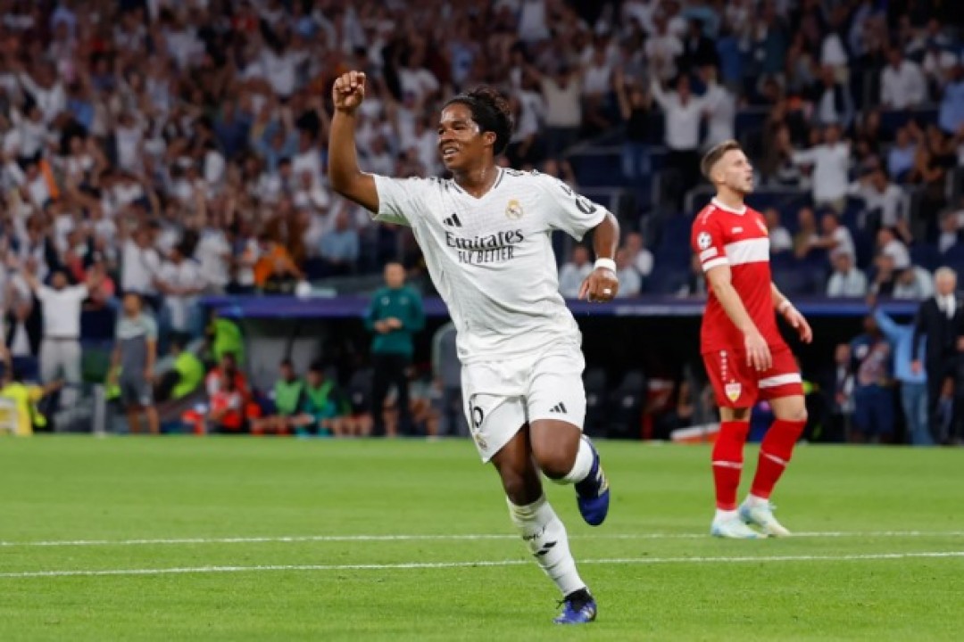 Em estreia na Champions pelo Real Madrid, Endrick se torna o brasileiro mais jovem a marcar