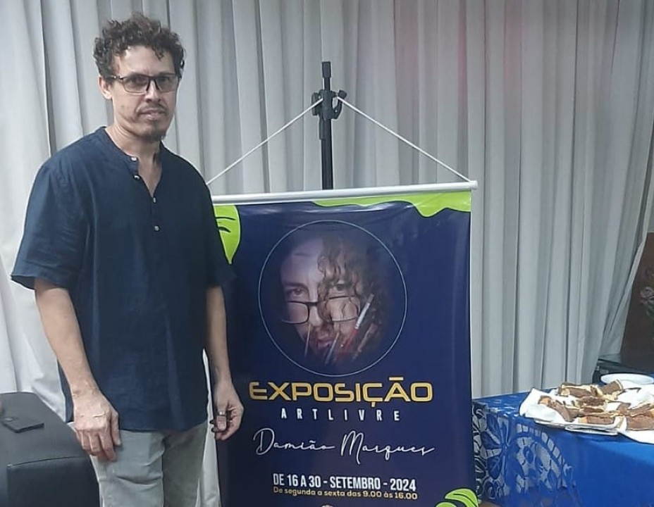 Artlivre: Artista plástico Damião Marques mostra suas telas em exposição da Câmara de Natal