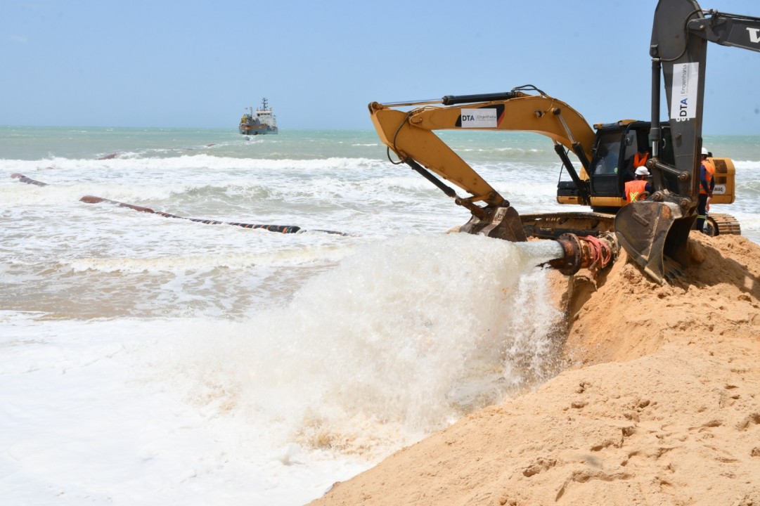 Nova área de extração de sedimentos para obra de Ponta Negra não foi licenciada, afirma IDEMA 