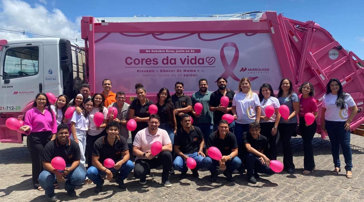 Marquise Ambiental participa das campanhas Outubro Rosa e Novembro Azul