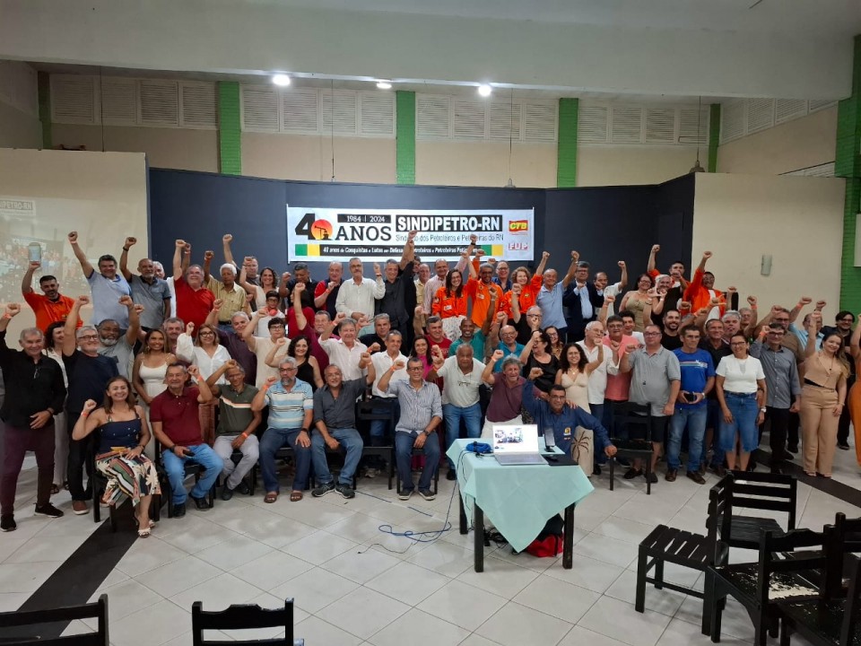 Fundado em 1984, SindiPetro-RN completa 40 anos de história e luta sindical 