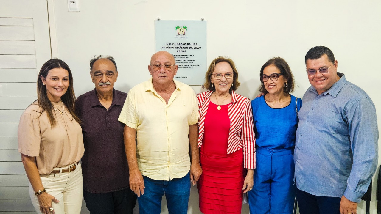 Senadora Zenaide Maia entrega nova Unidade Básica de Saúde em São José do Mipibu