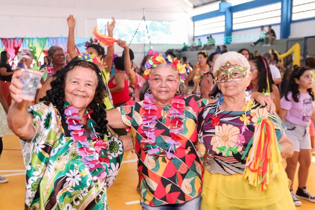 Festa e diversão marcam Carnaval dos Idosos